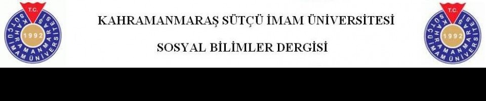 K.S.Ü. Sosyal Bilimler Dergisi